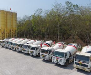 Concrete trucks